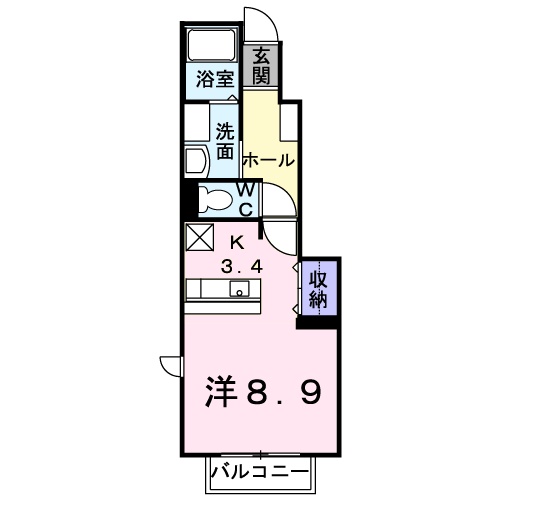 フィオーレ Ⅲの間取り