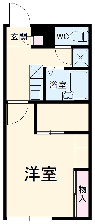 レオパレスドリームⅠの間取り