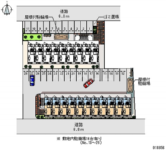 18/22 駐車場