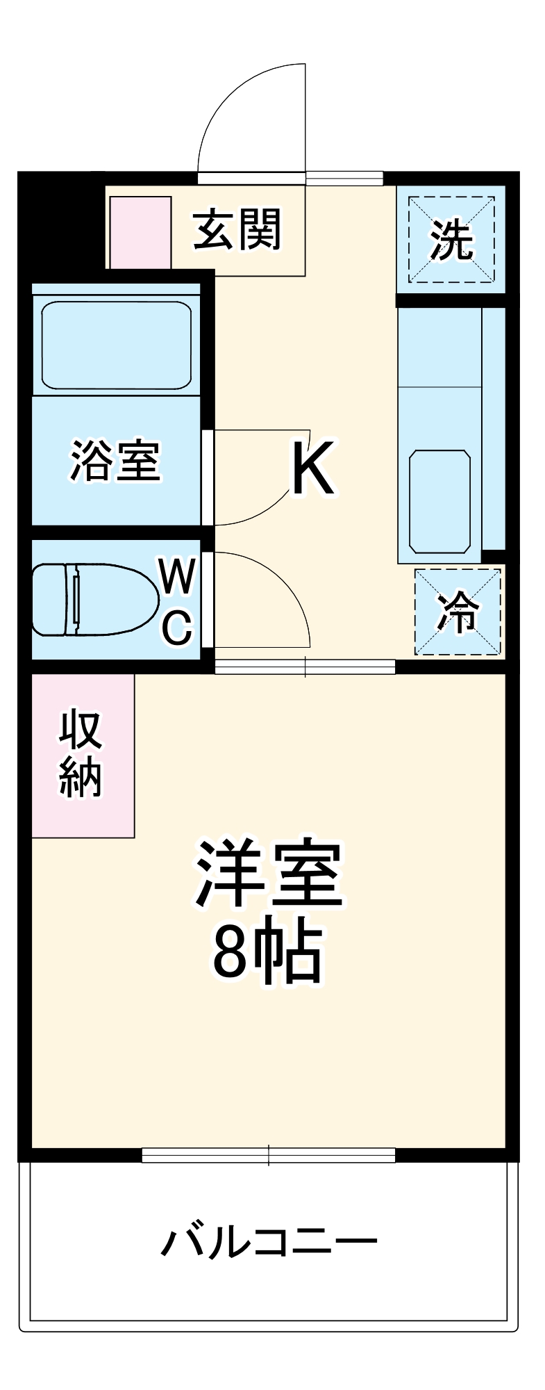 サントール宮竹の間取り