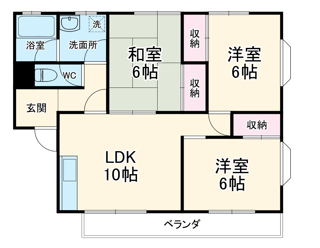 レジデンスカネトの間取り