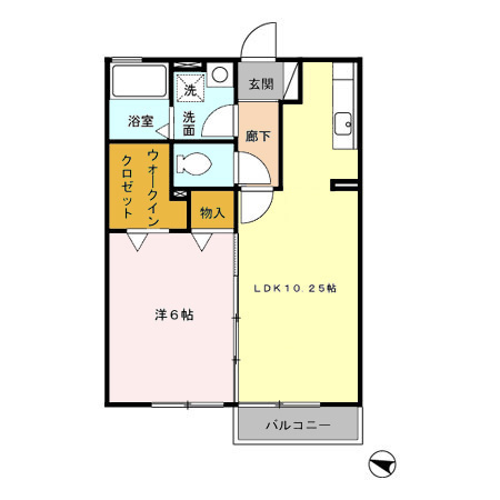 メゾン・クレストの間取り