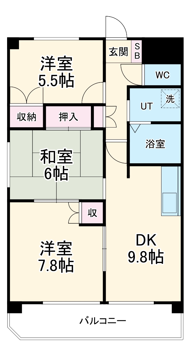ソレーユの間取り