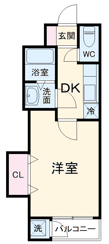 エンブル・セレス常磐町の間取り