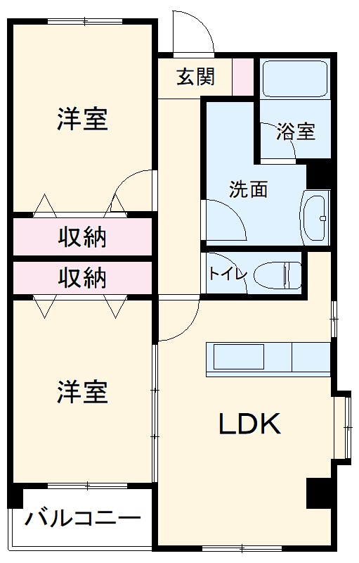 パルクプロッシュの間取り