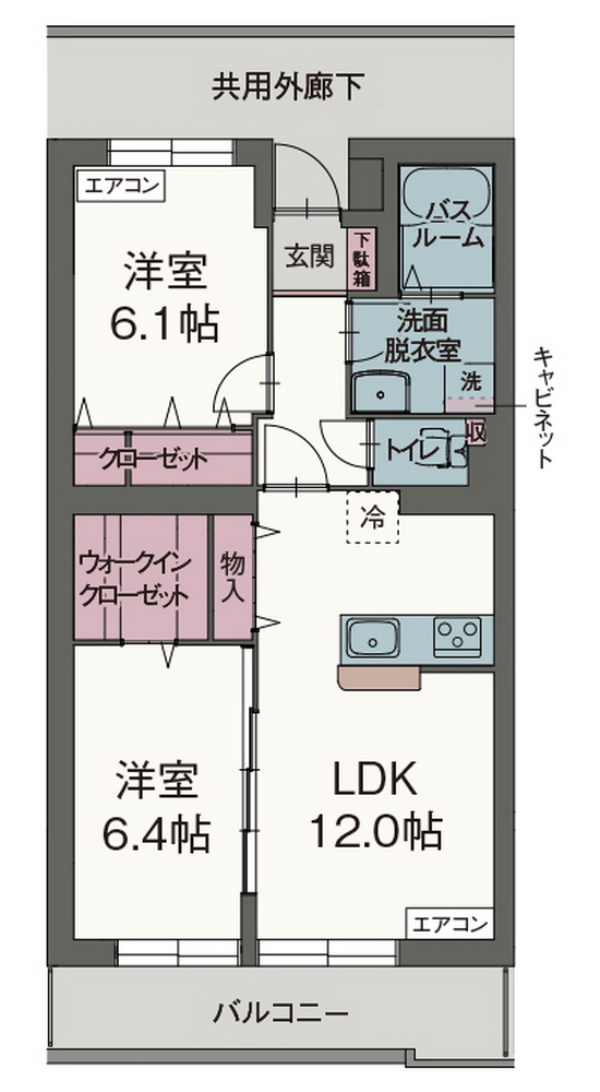 ラウト ディノッゾの間取り