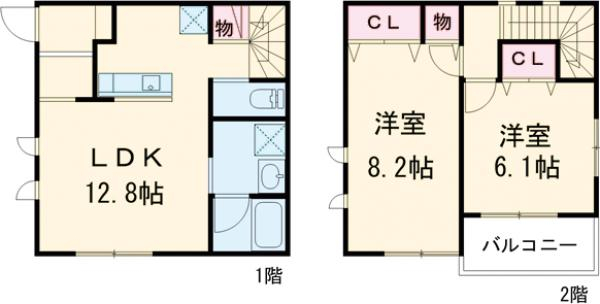 スクエアコートの間取り