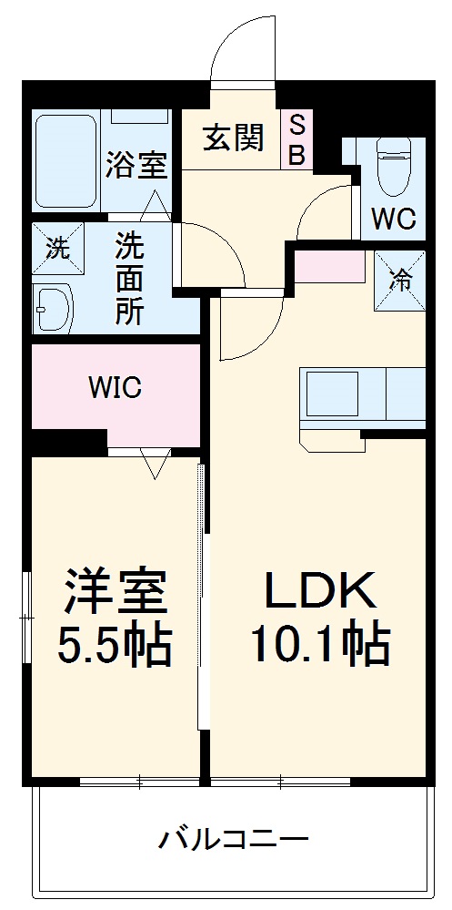 M・ピースの間取り