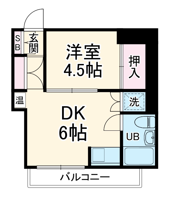 ボーセジュール・サツカの間取り
