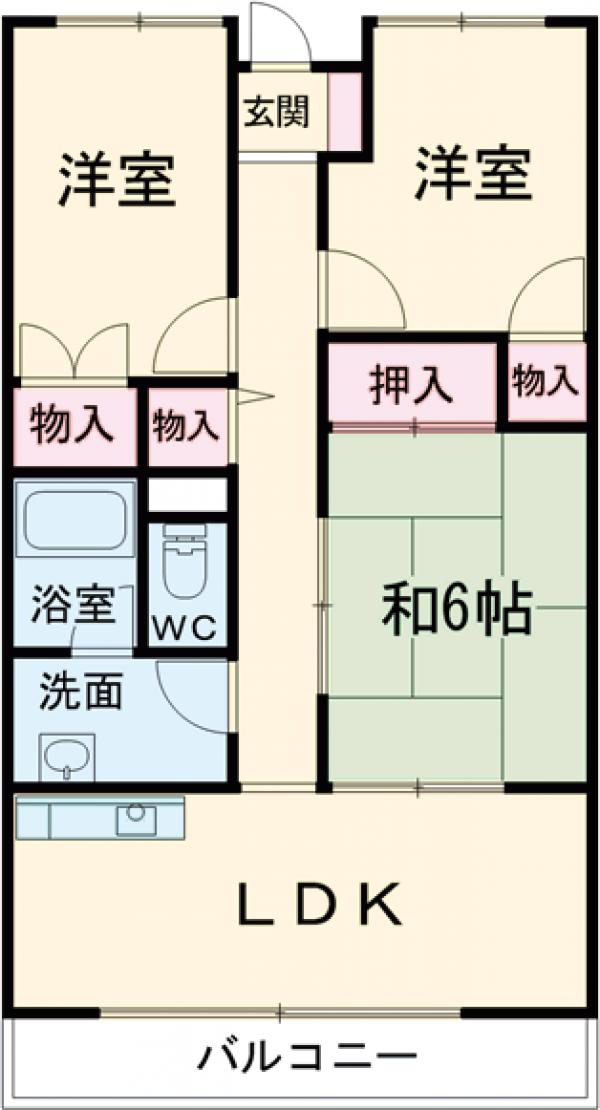 マンションマゼランの間取り