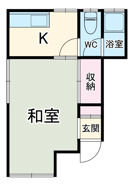 西野ハイツの間取り