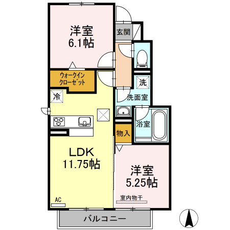 エンジェルコートの間取り