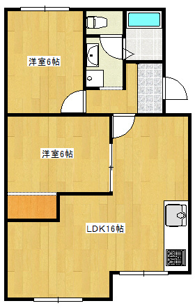 サンテラス大村Ⅰの間取り