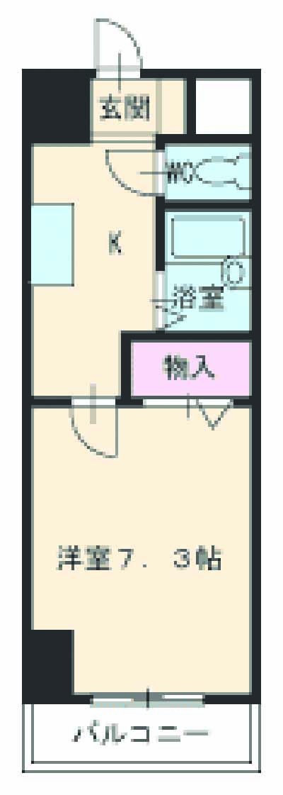 ソレイユ東海通の間取り