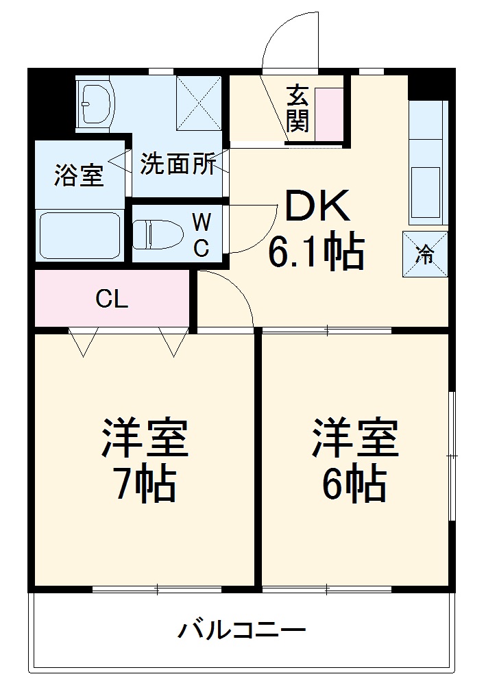 フェリースの間取り