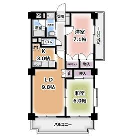 エーデルハイムⅡの間取り