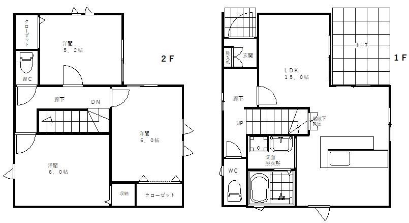 千代田5丁目K-BOX A棟の間取り
