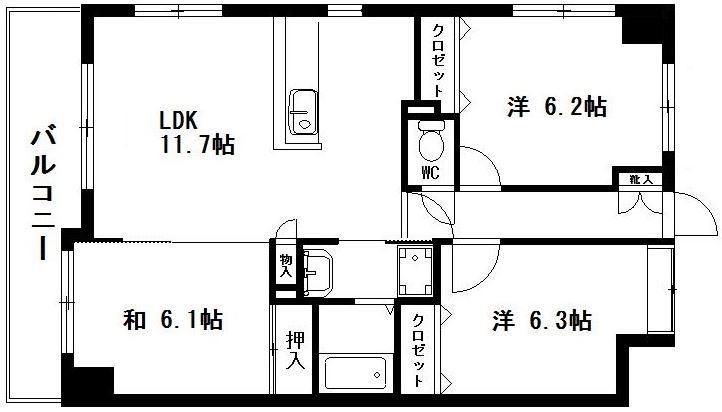 ヴィラ スペランツァの間取り