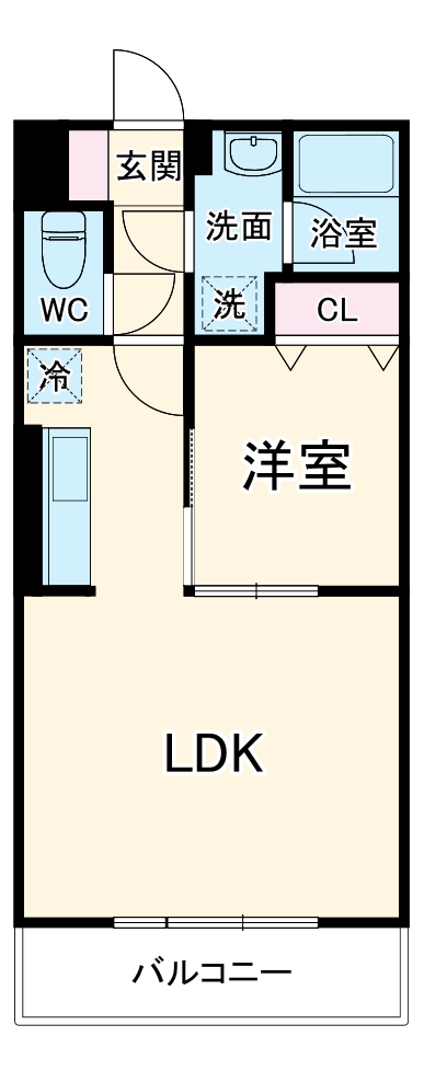 プランドールシャルムヴィラの間取り