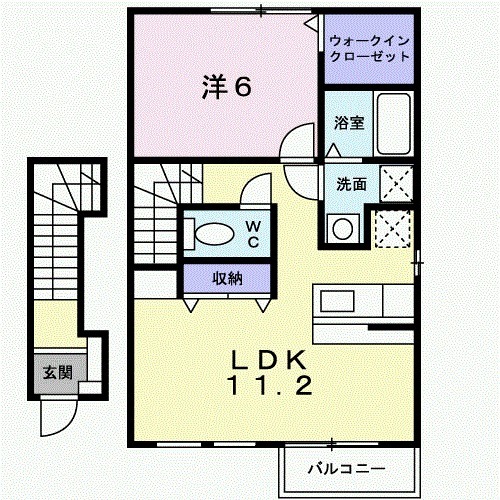 サニーサイドの間取り