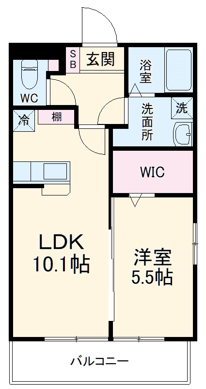 ヘルミの間取り