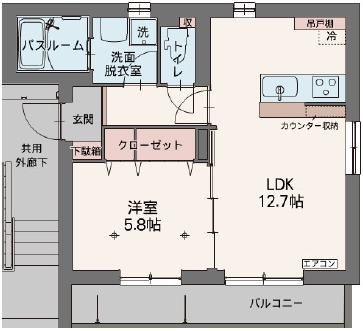 バーディ小黒の間取り