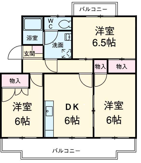 ドルフKの間取り