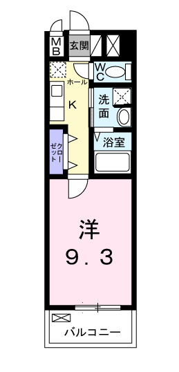 グランコリーヌ.Kの間取り