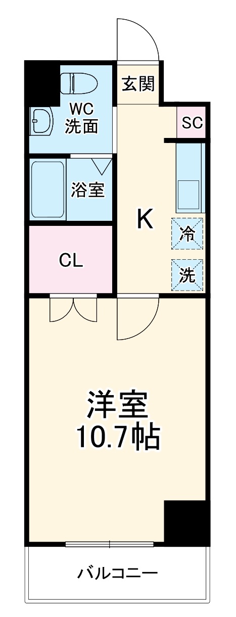 エスペランサ春日井駅前の間取り