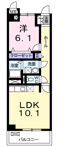 コルソⅠの間取り