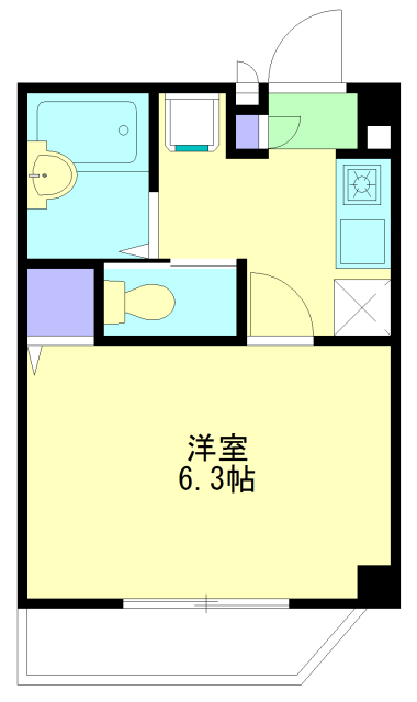 ディアコート綱島の間取り