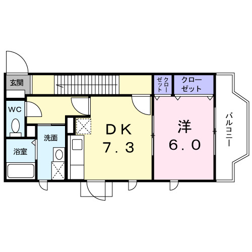 アヴニール77 A棟の間取り