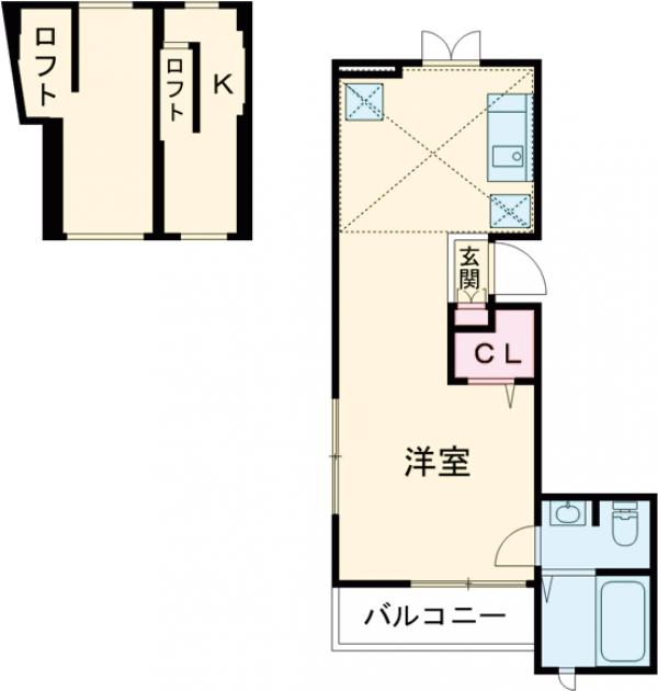 パルティール駒沢の間取り