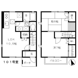 オークフォレスト油屋町の間取り