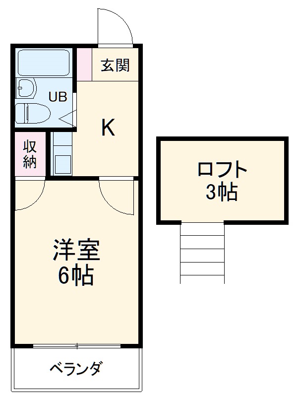 パレス忠節の間取り