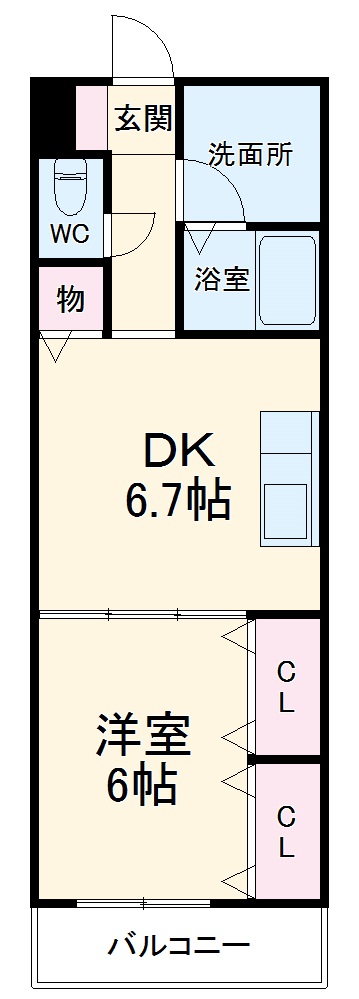 センチュリーパーク新川1番館の間取り
