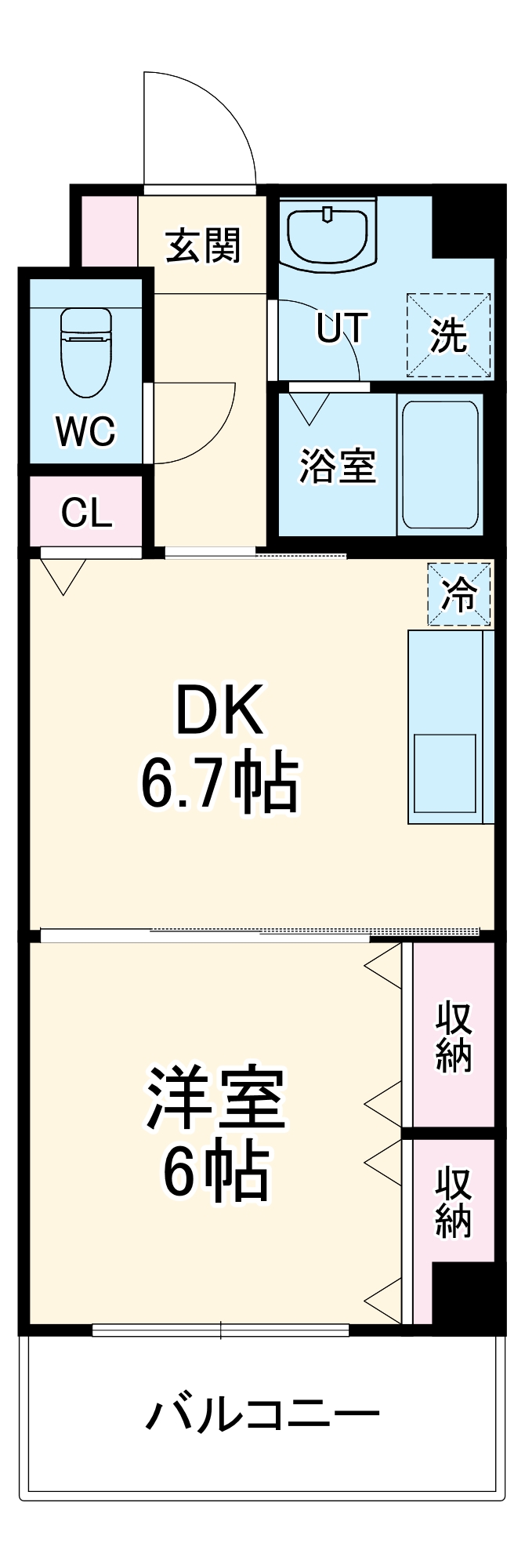 センチュリーパーク新川1番館の間取り