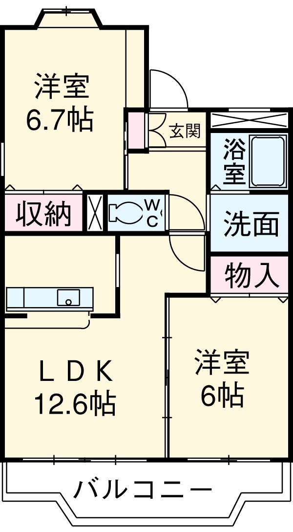 シャトーIの間取り
