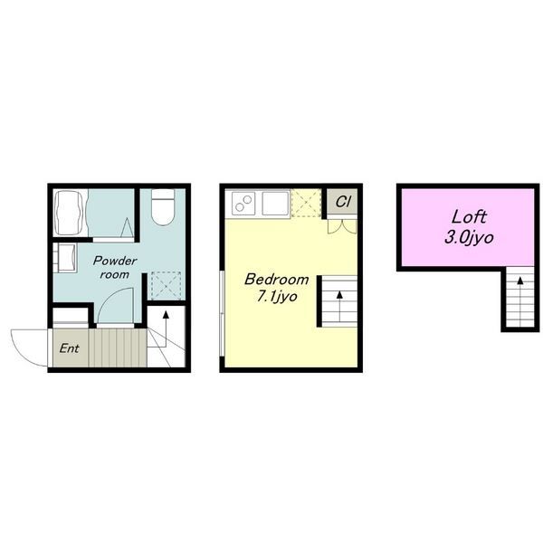 Noah八熊の間取り