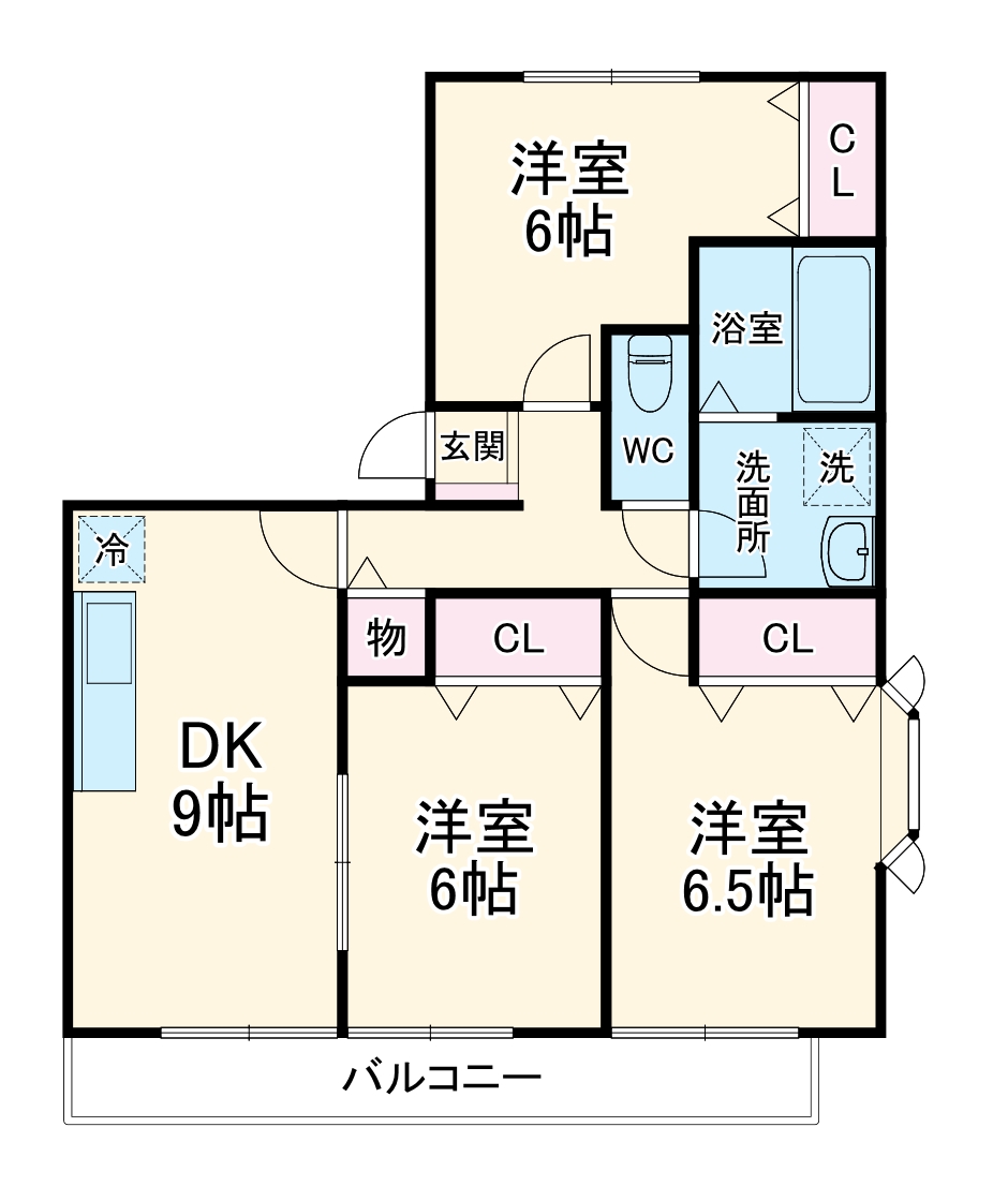 ドエル本町の間取り