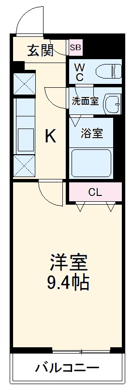 リブリ・CREDO KAWAGUCHI Ⅱの間取り