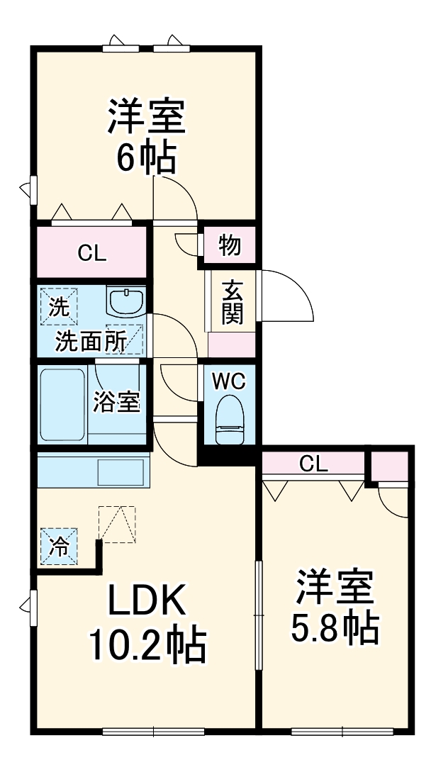 レグルス イソラの間取り