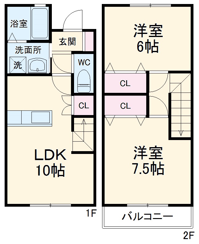 リバーサイドサンコーの間取り