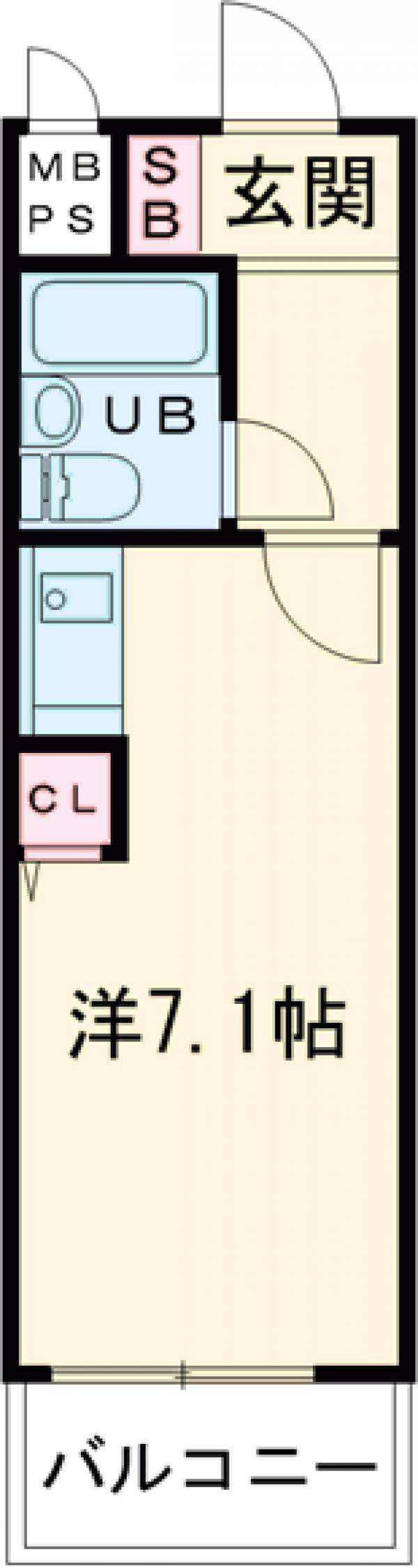 ライオンズマンション用賀の間取り