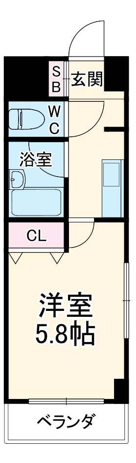 芝富士の完工年月(2000年10月)築の賃貸マンションの間取り