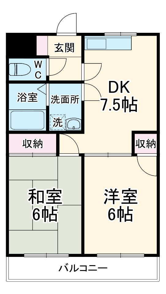 メゾンアキバの間取り