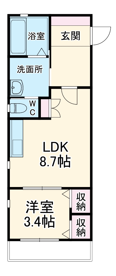 ソレイユの間取り