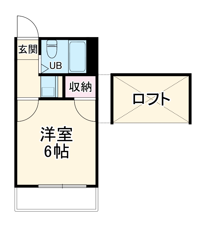 Leopalace西川口第14の間取り
