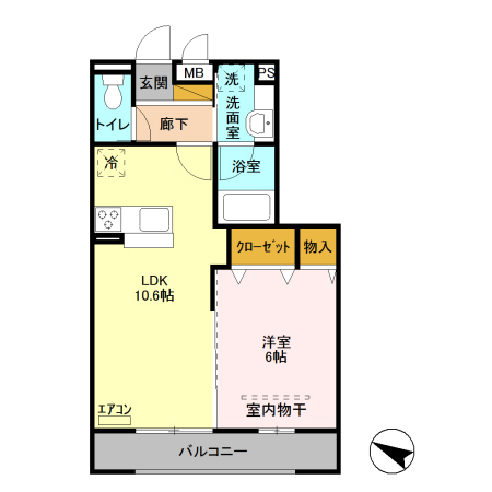 Grandir Bの間取り