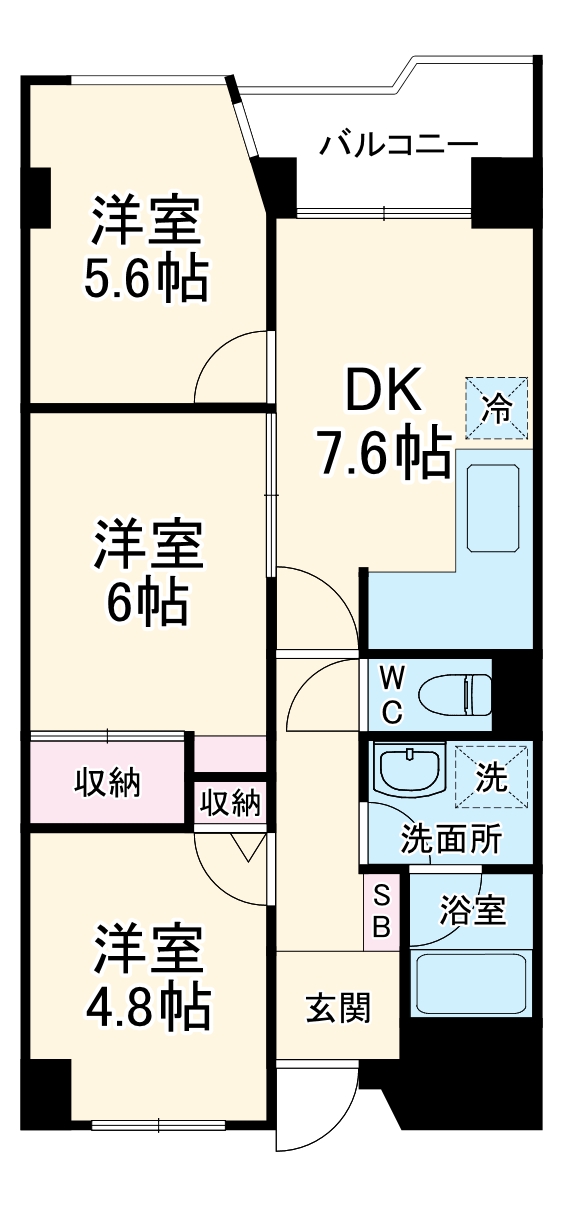 ファーストパレス与野本町の間取り